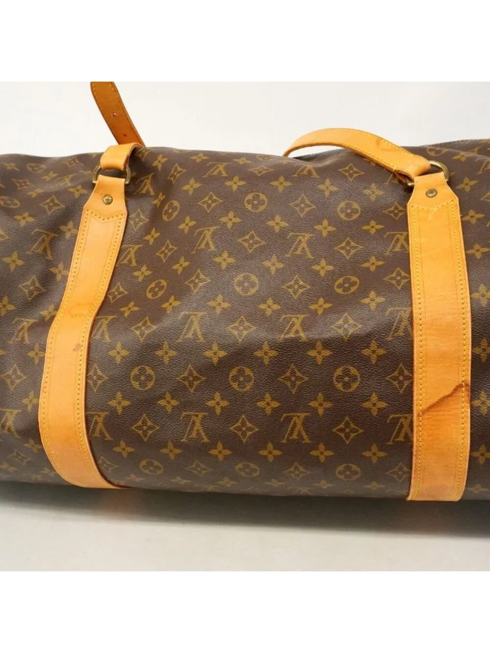 Louis Vuitton Boston Bag Monogram Sac Polochon Brown